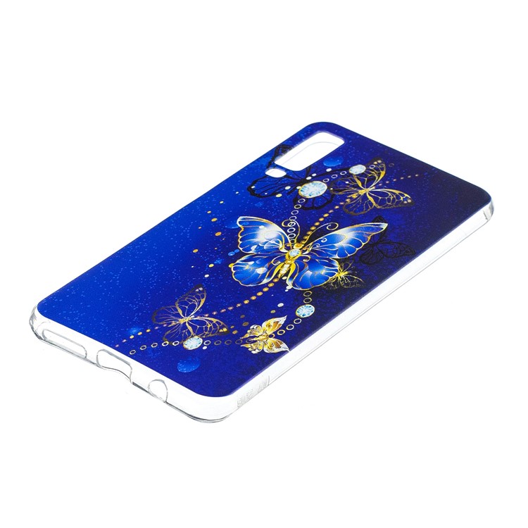 Padrão De Impressão TPU Caso De Telefone Celular Para Samsung Galaxy A7 (2018) - Teste Padrão De Borboleta-3