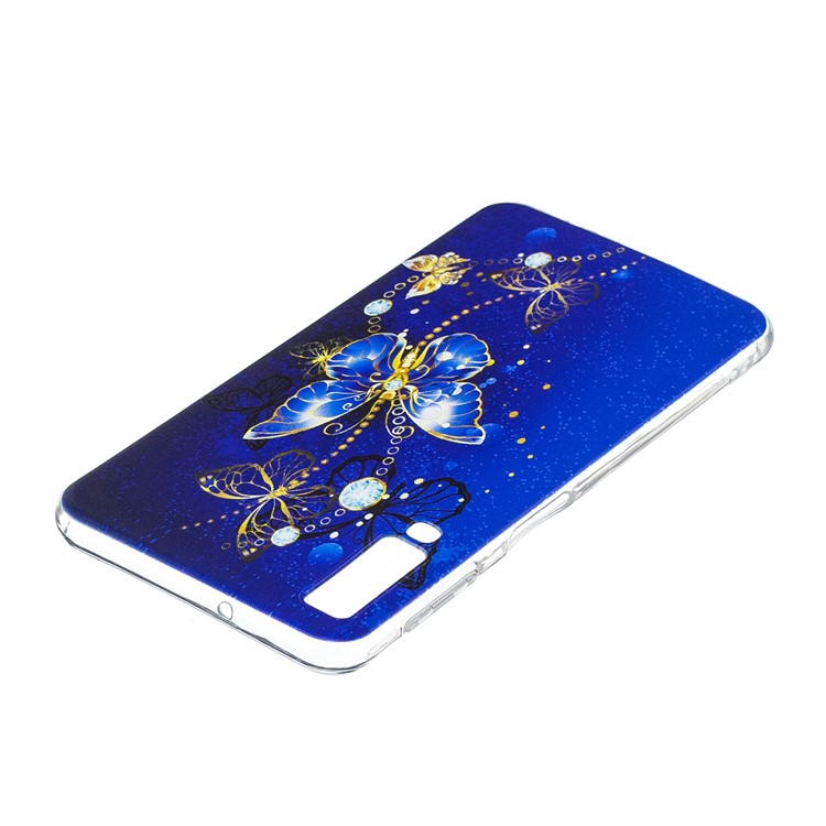 Padrão De Impressão TPU Caso De Telefone Celular Para Samsung Galaxy A7 (2018) - Teste Padrão De Borboleta-4