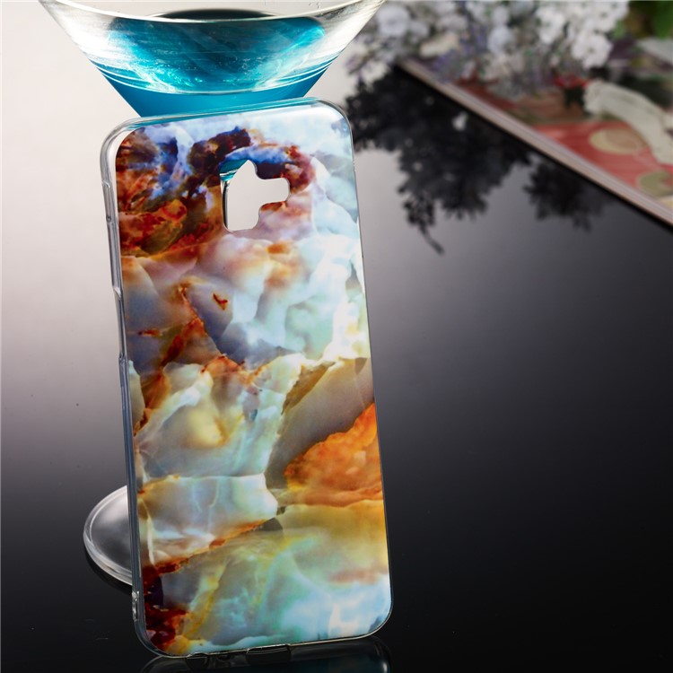 Marble Pattern IMD TPU Case for Samsung Galaxy J6+ - Style A-4