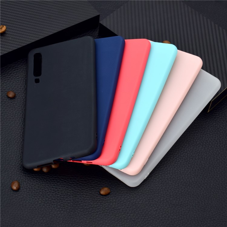 Soft Frosted TPU -gehäuse Für Samsung Galaxy A7 (2018) A750 - Schwarz-7