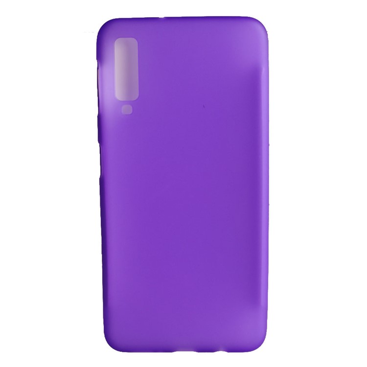 

Double-Sided Matte Soft TPU Accessory Cover for Samsung Galaxy A7 (2018) - Purple, Galaxy A7 (2018)