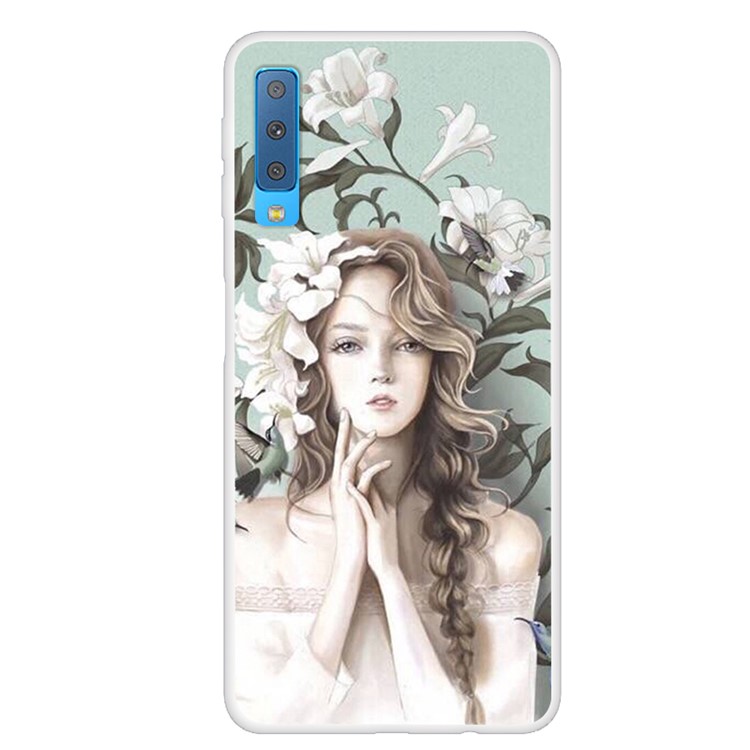 

Pattern Printing TPU Protection Case for Samsung Galaxy A7 (2018) - Pretty Girl, Galaxy A7 (2018)