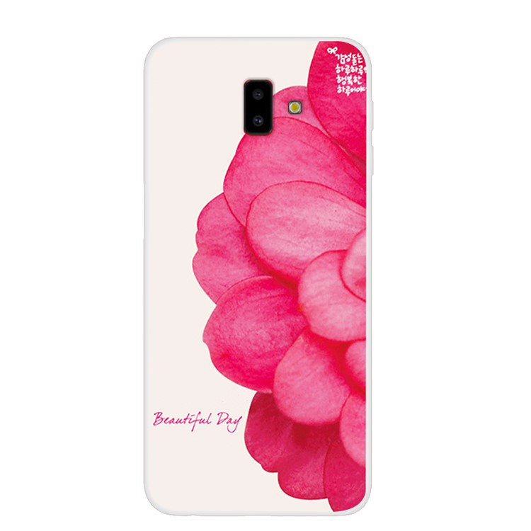 

Pattern Printing TPU Shell Case Cover for Samsung Galaxy J6+ - Vivid Flower, Galaxy J6+