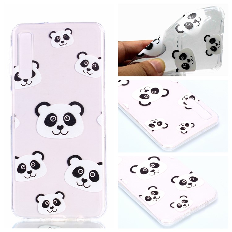

Pattern Printing Soft TPU Protective Case for Samsung Galaxy A7 (2018) A750 - Pandas, Galaxy A7 (2018)
