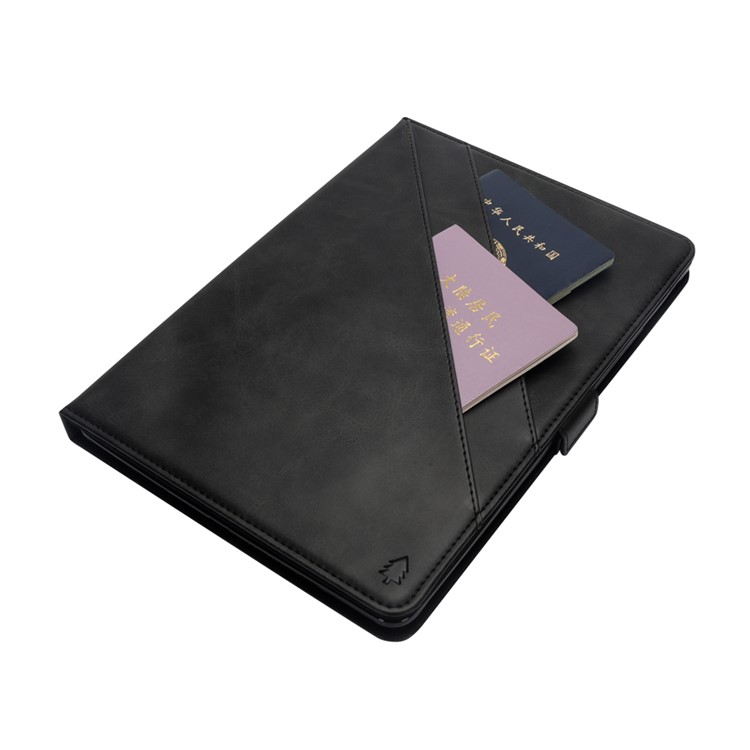 PU Leather Protection Tablet Cover with Stand for Huawei MediaPad T5 10 - Black-8