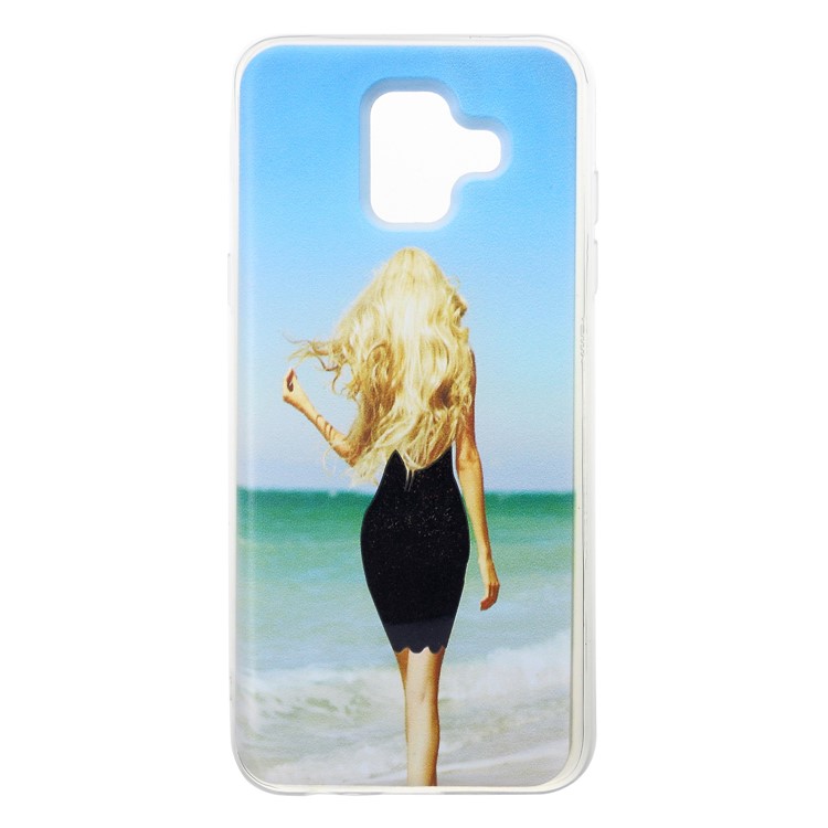

[Flowing Quicksand] [Hot Bikini Pattern] TPU Phone Accessory Case for Samsung Galaxy A6 (2018) - Style E, Galaxy A6 (2018)