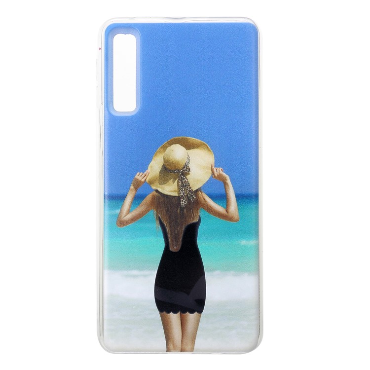 

Quicksand Dynamic Bikini Pattern TPU Cover Phone Shell for Samsung Galaxy A7 (2018) - Style G, Galaxy A7 (2018)