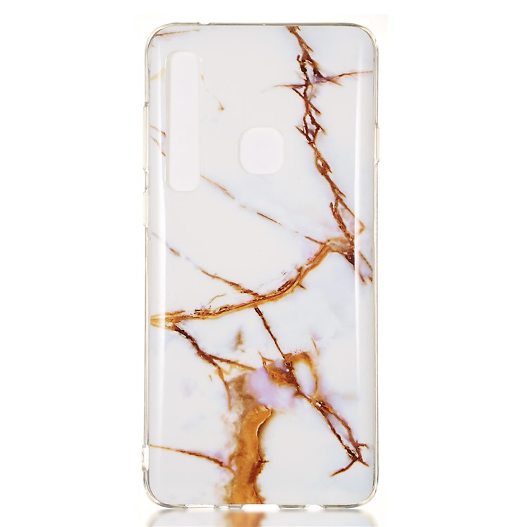 Marble Pattern IMD TPU Soft Protective Case for Samsung Galaxy A9 (2018) / A9 Star Pro / A9s - Style L-2