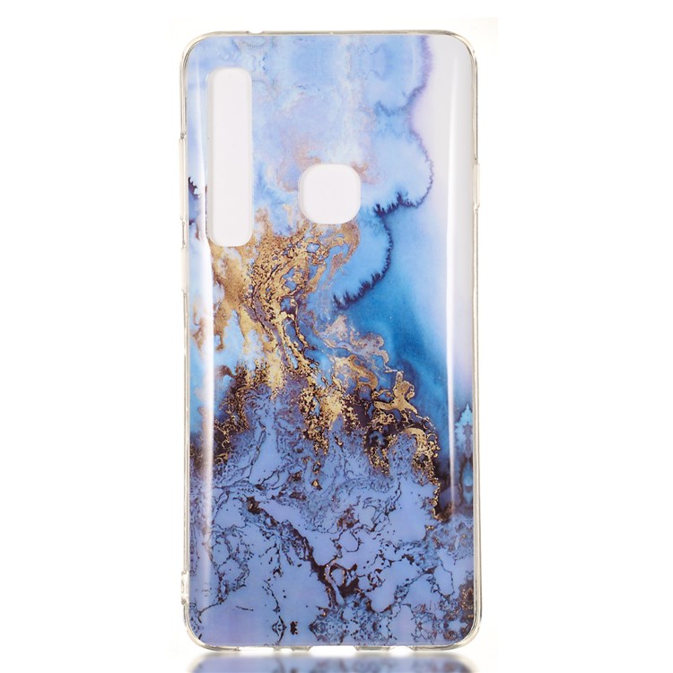 Marble Pattern IMD Workmanship TPU Soft Back Case for Samsung Galaxy A9 (2018) / A9 Star Pro / A9s - Style Q-2
