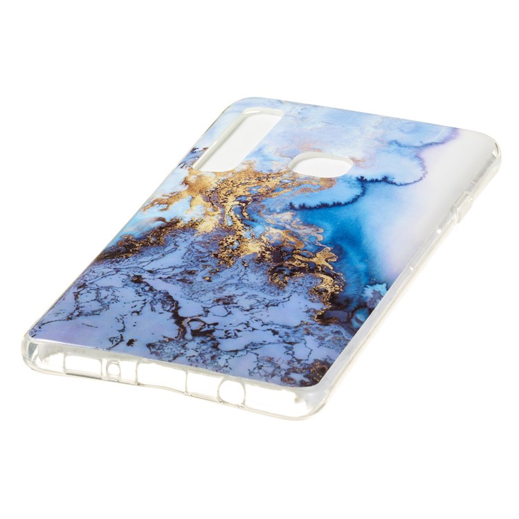 Marble Pattern IMD Workmanship TPU Soft Back Case for Samsung Galaxy A9 (2018) / A9 Star Pro / A9s - Style Q-3