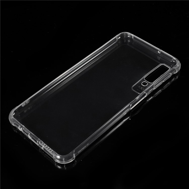 Cáscara Del Teléfono Móvil TPU Cristalina A Prueba De Golpes Para Samsung Galaxy A7 (2018)-1