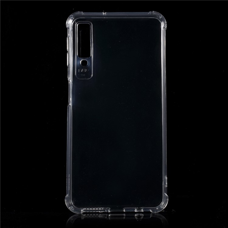 Cáscara Del Teléfono Móvil TPU Cristalina A Prueba De Golpes Para Samsung Galaxy A7 (2018)-3