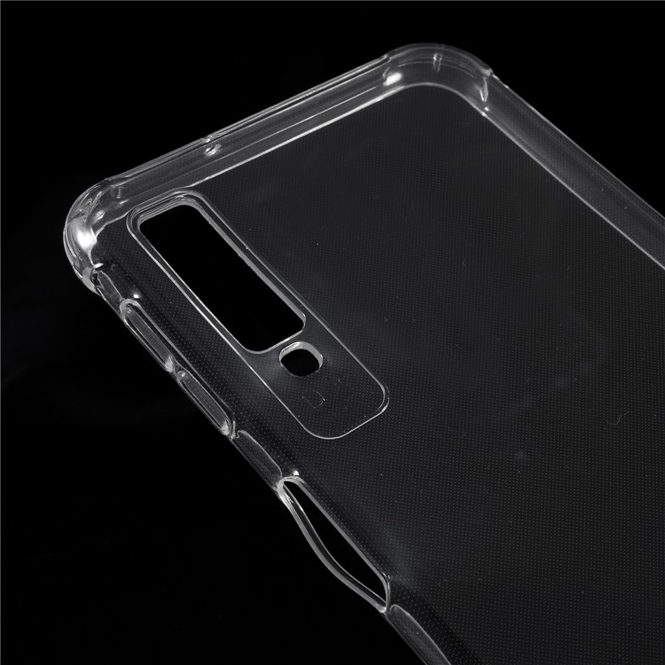 Cáscara Del Teléfono Móvil TPU Cristalina A Prueba De Golpes Para Samsung Galaxy A7 (2018)-4