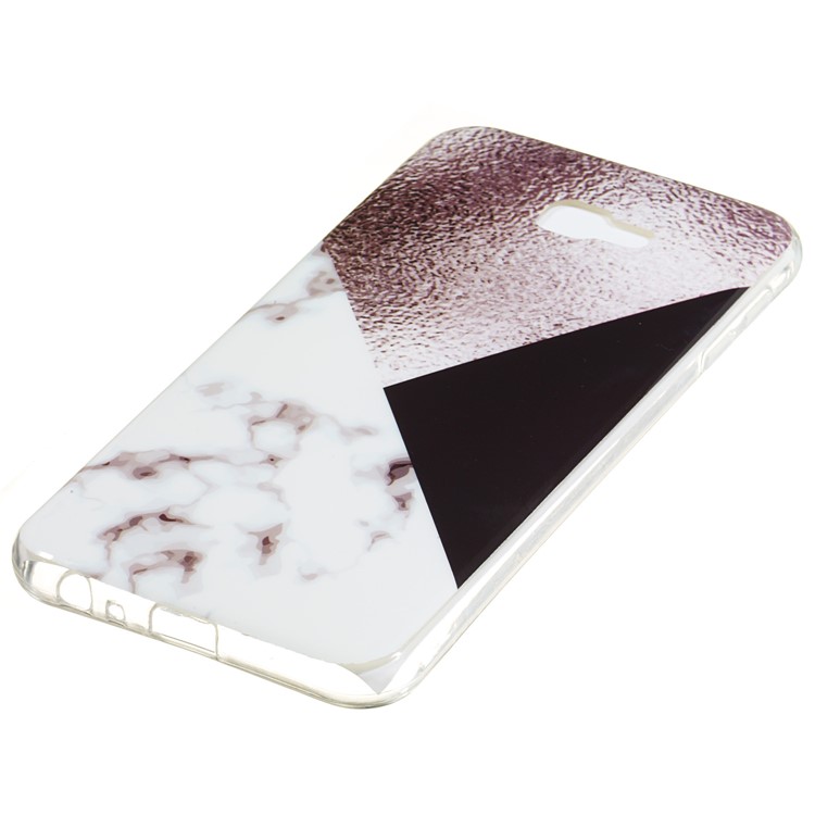 Teste Padrão De Mármore IMD TPU Soft Case Para Samsung Galaxy J4 + - Estilo D-3