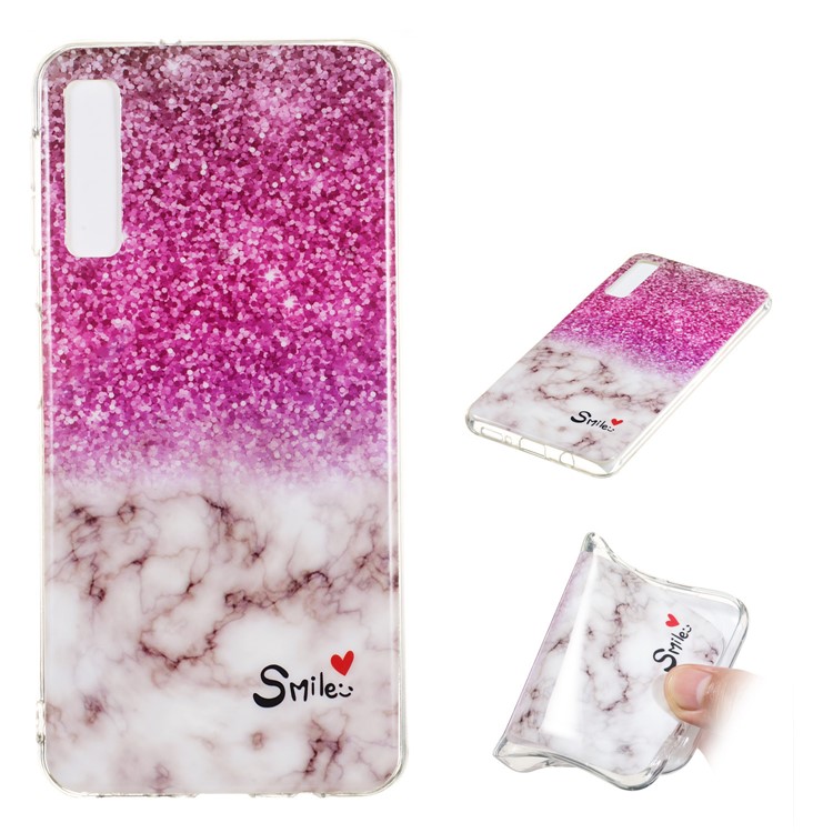 

Marble Pattern IMD TPU Flexible Case for Samsung Galaxy A7 (2018) - Style I, Galaxy A7 (2018)