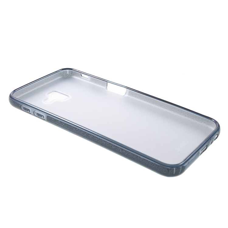 Custodia Ibrida In TPU Per PC + Carta Per Polvere Flash Per Samsung Galaxy J6 + - Blu-6