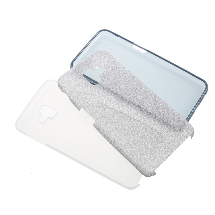 Custodia Ibrida In TPU Per PC + Carta Per Polvere Flash Per Samsung Galaxy J6 + - Blu-7