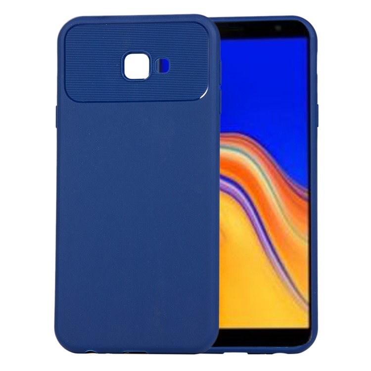

Armour Series Soft TPU Protective Back Phone Cover for Samsung Galaxy J4+ / J4 Prime - Blue, Galaxy J4+