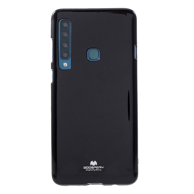 Mercury goospery блестящий порошок tpu чехол для телефона для samsung galaxy a9 (2018) / a9 star pro / a9s - черный