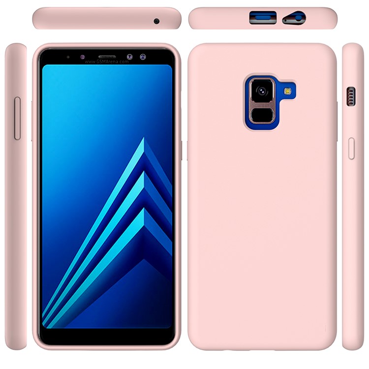 coque samsung a8 rose pale