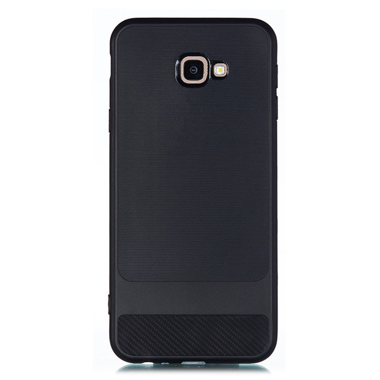 

Carbon Fibre Brushed TPU Case for Samsung Galaxy J4+ - Black, Galaxy J4+