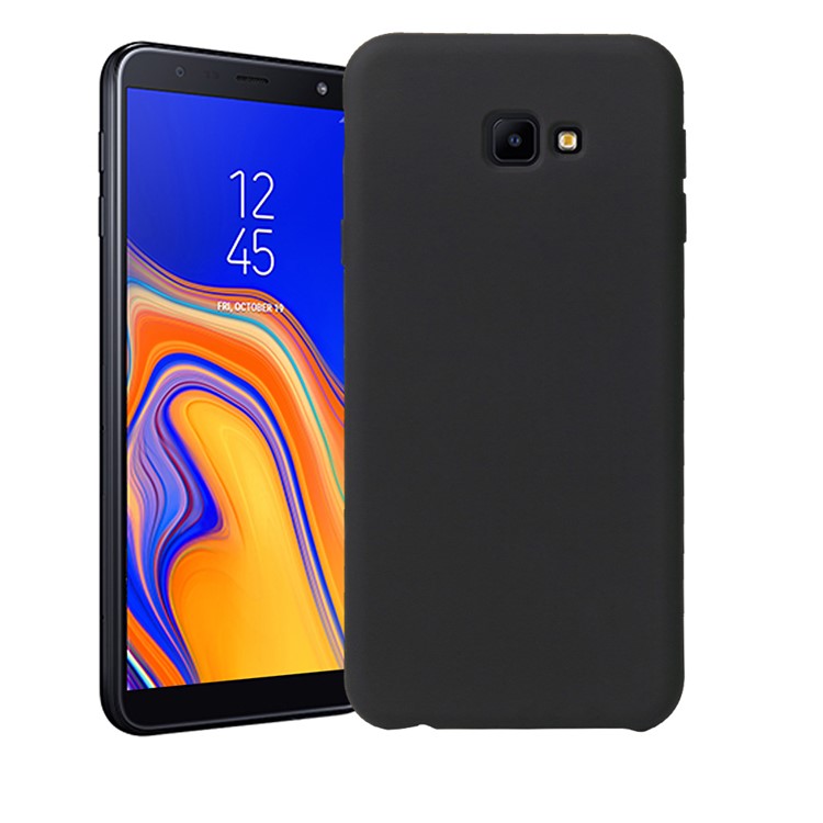 

HOWMAK Прорезиненный Мягкий Шелковистый Чехол Для Samsung Galaxy J4 Plus - Черный, Galaxy J4+