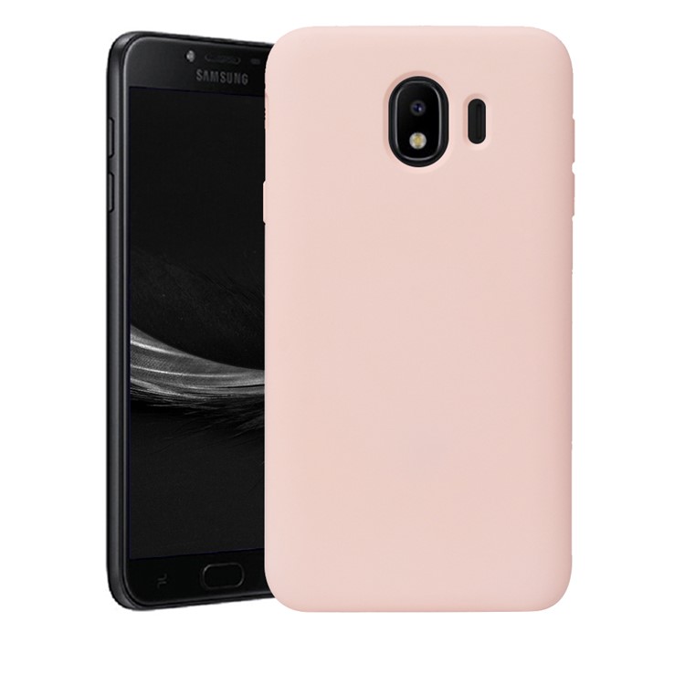 

HOWMAK Прорезиненная Шелковистая Оболочка Телефона ТПУ Для Samsung Galaxy J4 (2018) - Розовый, Galaxy J4 (2018)