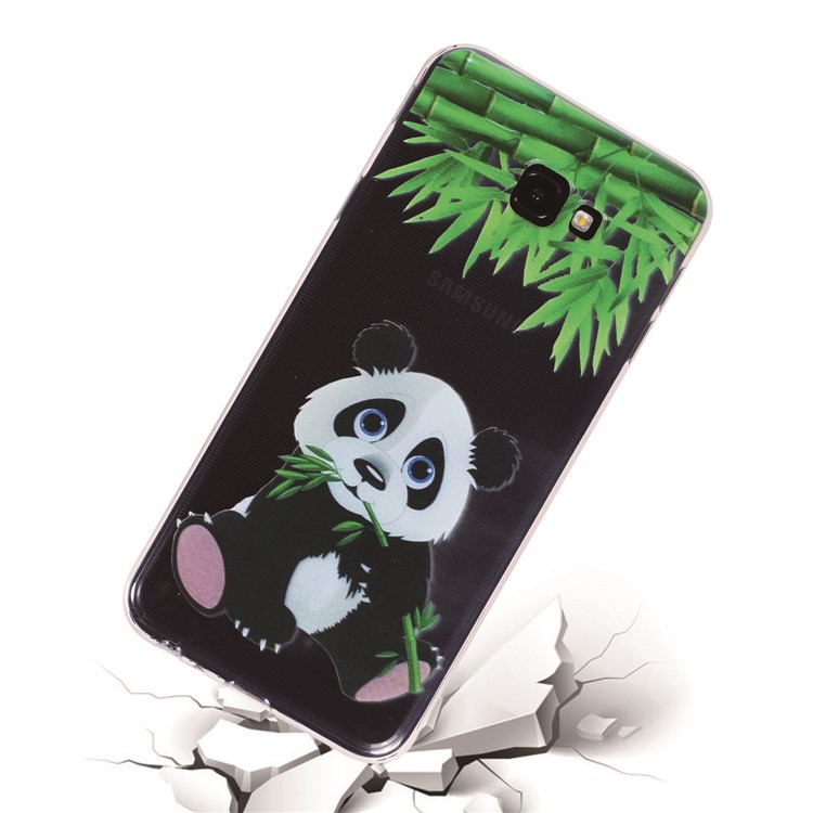 Pattern Printing IMD TPU Phone Cover Case for Samsung Galaxy J4+ - Panda Pattern-4