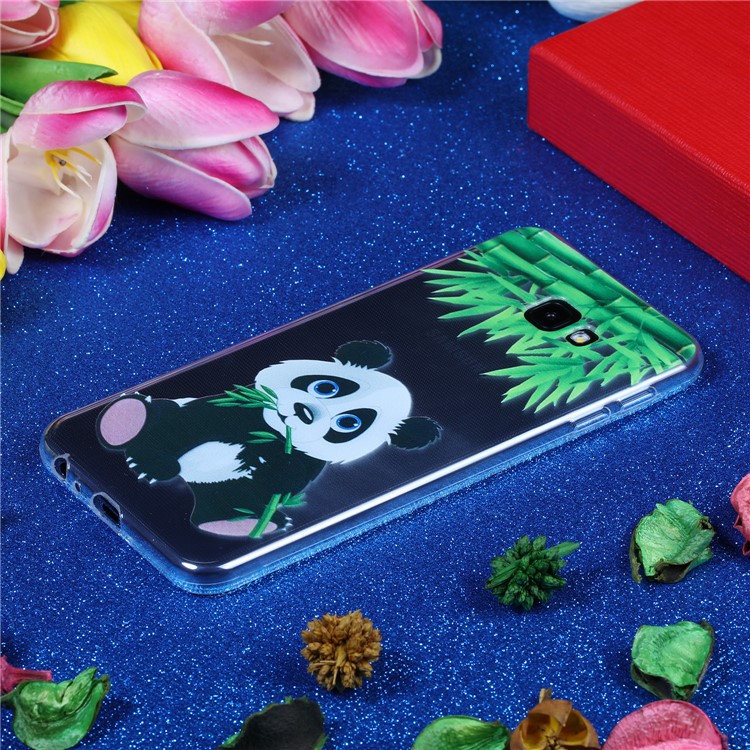 Pattern Printing IMD TPU Phone Cover Case for Samsung Galaxy J4+ - Panda Pattern-5