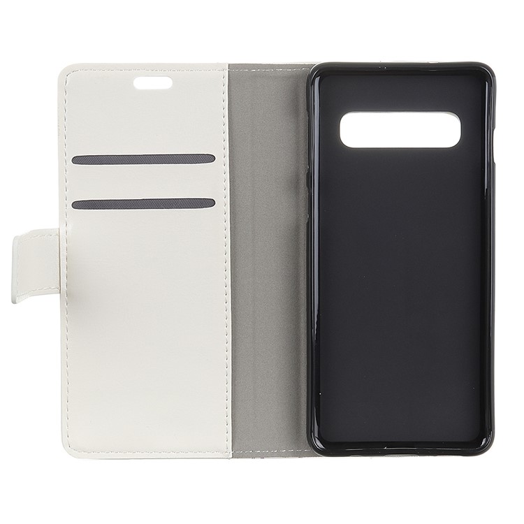 Pattern Printing PU Leather Stand Protective Shell for Samsung Galaxy S10 - Abstract Owl and Lion-4