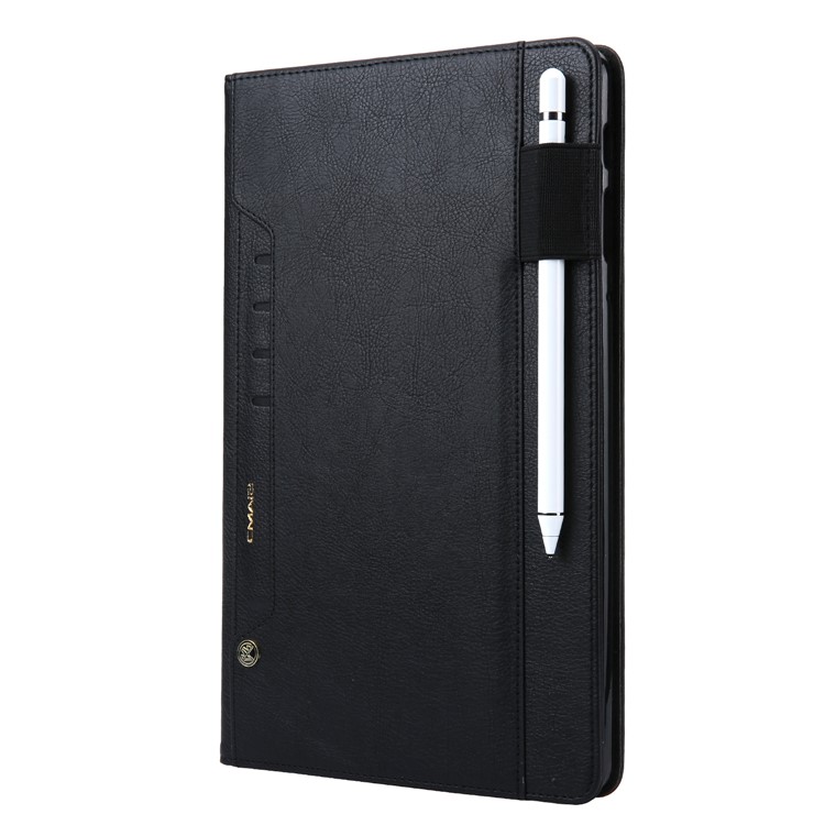 CMAI2 PU Suporte De Couro Carteira Tampa Flip Para Samsung Galaxy Tab A 10.5 (2018) T590 T595 - Preto-1
