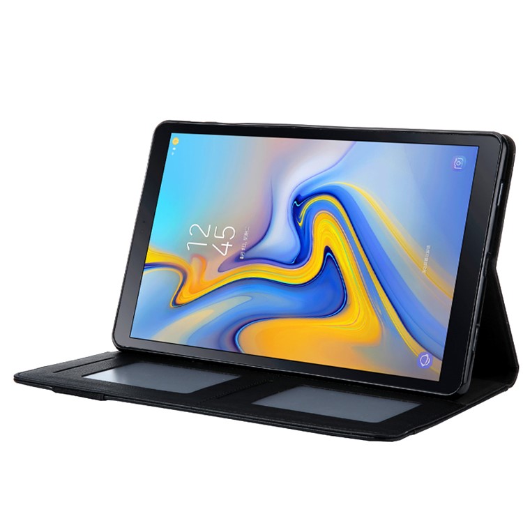CMAI2 PU Suporte De Couro Carteira Tampa Flip Para Samsung Galaxy Tab A 10.5 (2018) T590 T595 - Preto-4