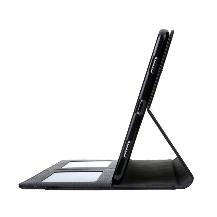 Cai2 PU Stand Stand Stand Capa de Flip Para Samsung Galaxy Tab A 10.5 (2018) T590 T595 - Preto-8