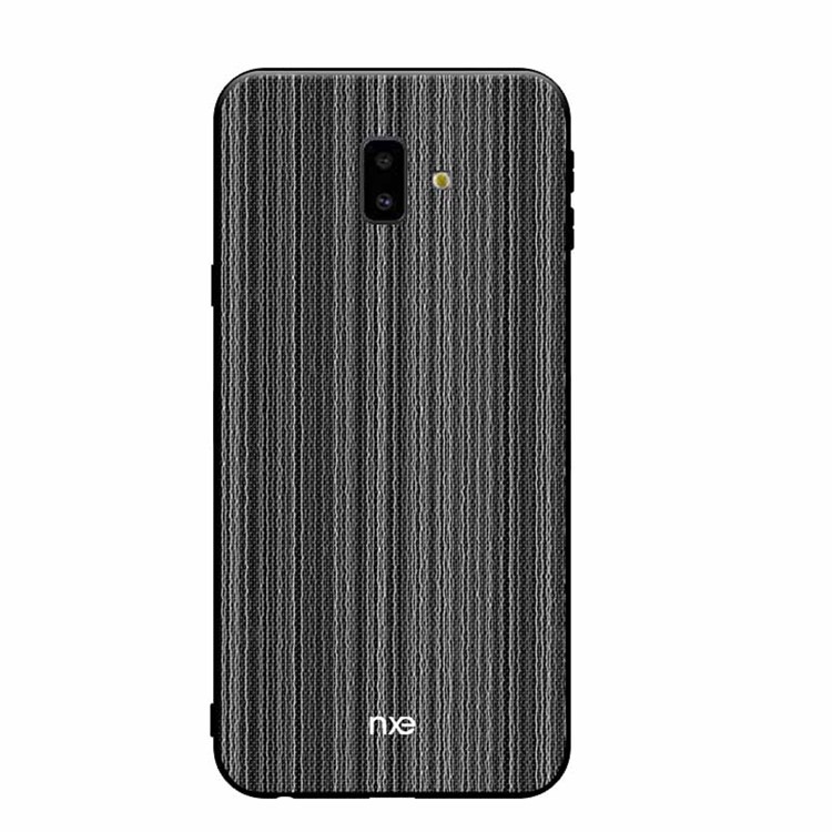 

NXE Для Samsung Galaxy J6 Plus С Вертикальным Рисунком В Виде Полосок ТПУ, Гелевый Корпус - Черный, Galaxy J6+