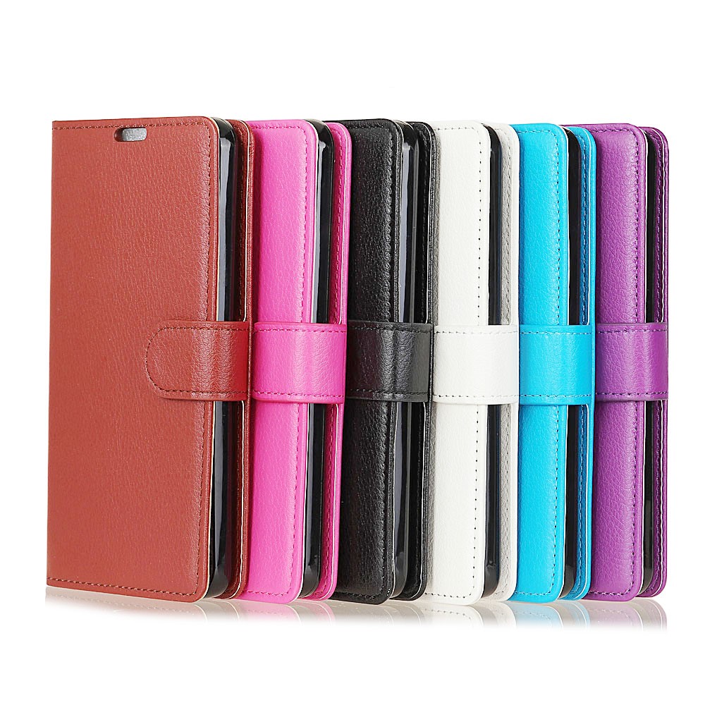 Funda Protectora Monedero Piel Textura Litchi Para Samsung Galaxy S10 - Negro-8