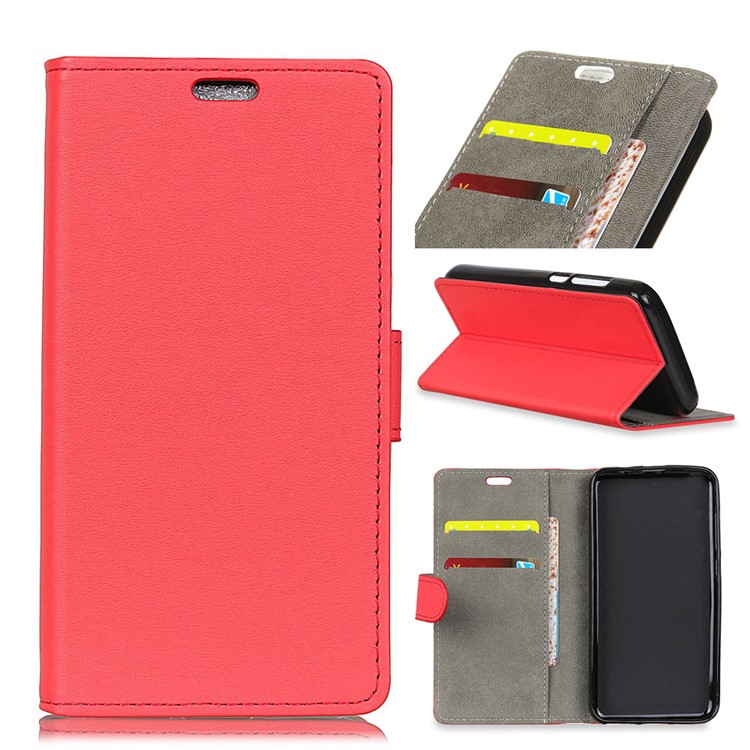 

Подставка Для Кошелька PU Кожаный Защитный Чехол Для Samsung Galaxy S10 Lite - Красный, Galaxy S10e