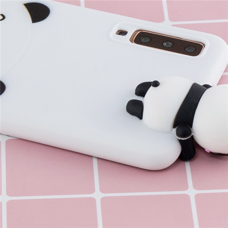 3D Cute Doll Pattern Printing TPU Case for Samsung Galaxy A7 (2018) - Lovely Panda-10