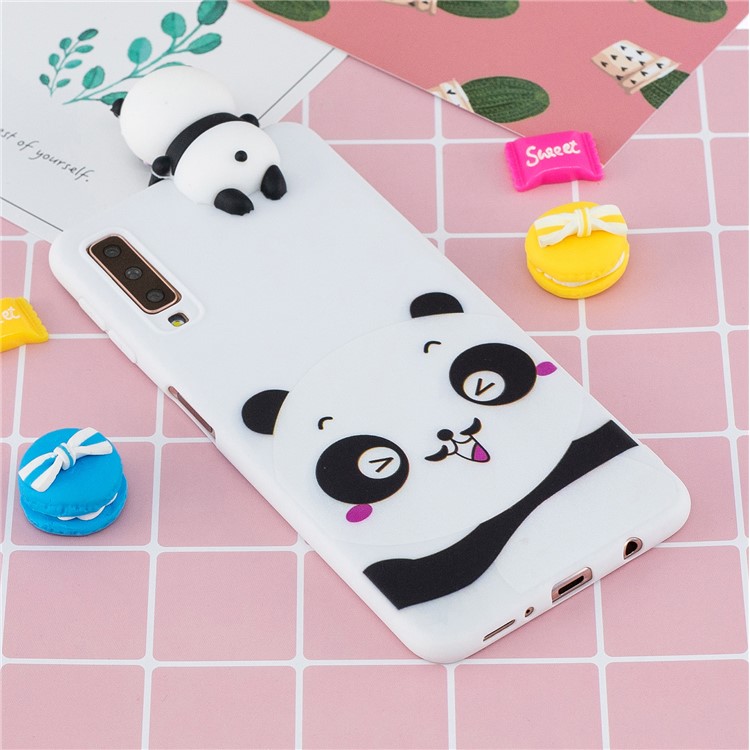 3D Cute Doll Pattern Printing TPU Case for Samsung Galaxy A7 (2018) - Lovely Panda-11