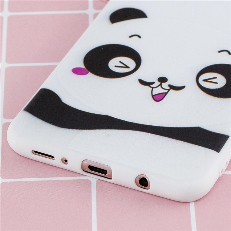 3D Cute Doll Pattern Printing TPU Case for Samsung Galaxy A7 (2018) - Lovely Panda-7