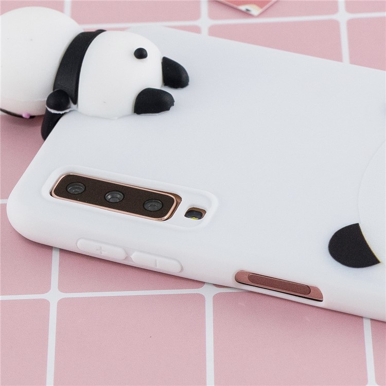 3D Cute Doll Pattern Printing TPU Case for Samsung Galaxy A7 (2018) - Lovely Panda-8