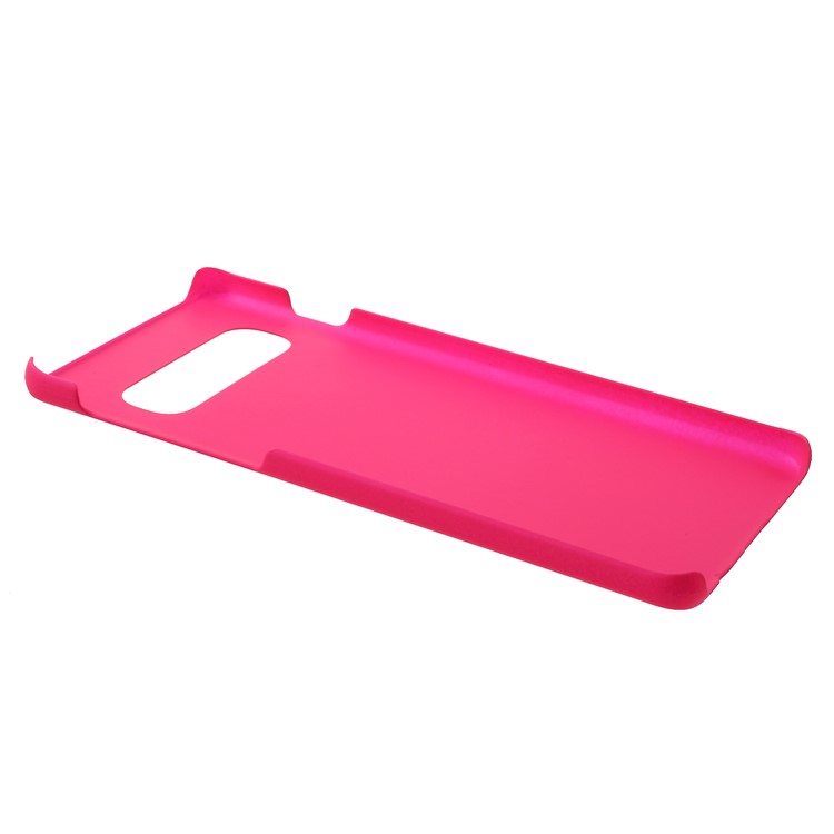 Rubberized PC Hard Casing for Samsung Galaxy S10 - Rose-3
