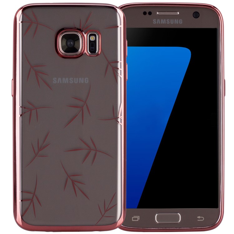 

MOMAX Splendor Plated TPU Case for Samsung Galaxy S7 G930 - Rose Gold Maple Leaf