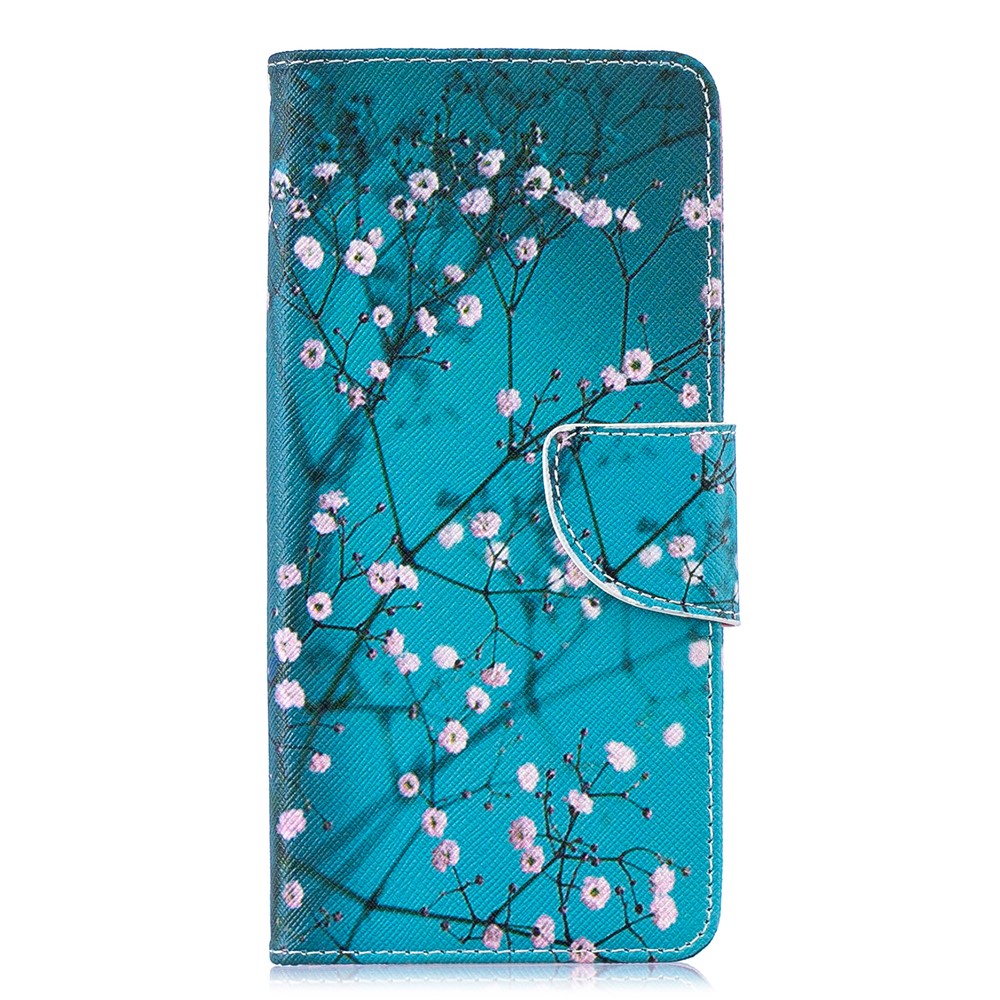 Musterdruck PU Lederschutz Mobiltelefon Hülle Für Samsung Galaxy S10 Plus - Wintersweet-2