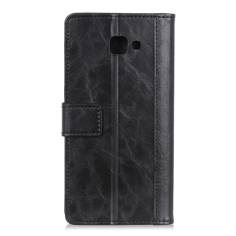 Rivet Decor Stand Wallet Leather Mobile Case for Samsung Galaxy J4 Core - Black-3