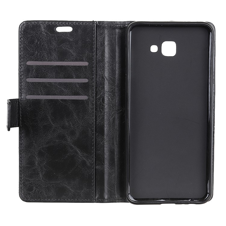 Rivet Decor Stand Wallet Leather Mobile Case for Samsung Galaxy J4 Core - Black-5