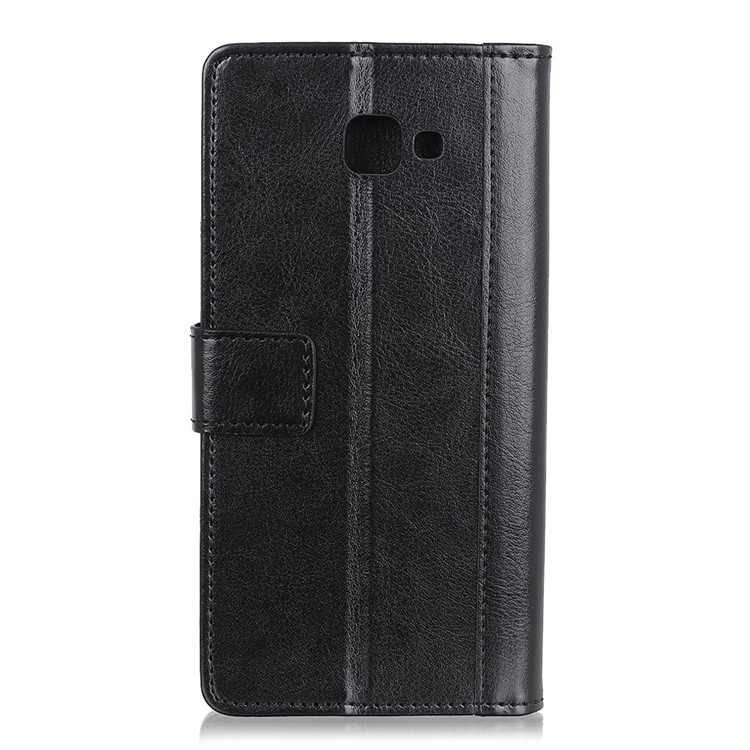 Rivet Decor Crazy Horse Leather Protection Case for Samsung Galaxy J4 Core - Black-5