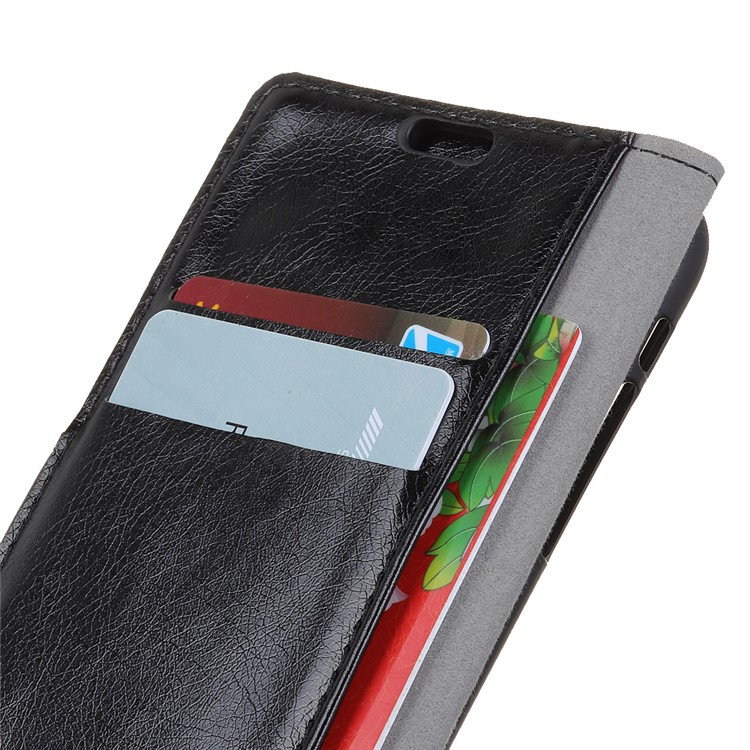 Textured Leather Wallet Case for Samsung Galaxy S10 Plus - Black-4