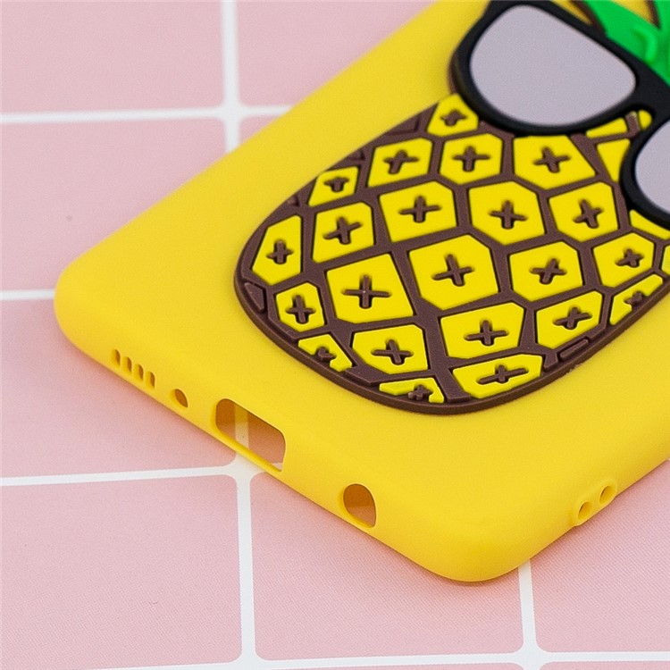3D Pattern TPU Back Phone Shell for Samsung Galaxy S10 Plus - Pineapple-7