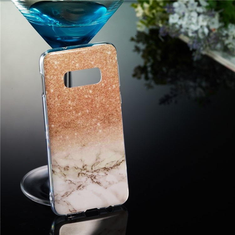Marble Pattern IMD TPU Soft Protective Cover for Samsung Galaxy S10 Lite - Style H-5