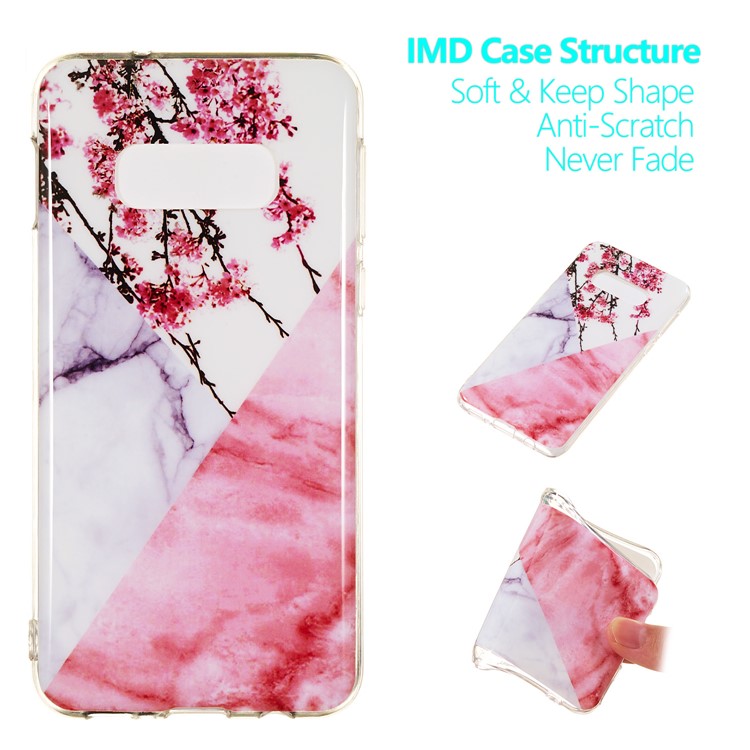 Padrão De Mármore IMD Soft TPU Volta Case Para Samsung Galaxy S10 Lite - Estilo K-1